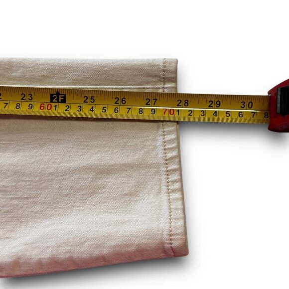 Talbots Slim Ankle Jeans Womens Size 14 Beige Cotton/Spandex EUC Classic - Picture 9 of 11